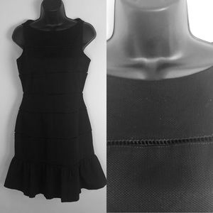 Ann Taylor Tiered Little Black Dress